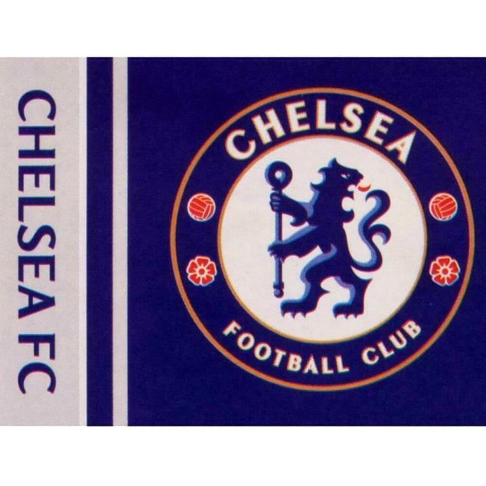 XL Chelsea FC Official Stripe Blue Flag